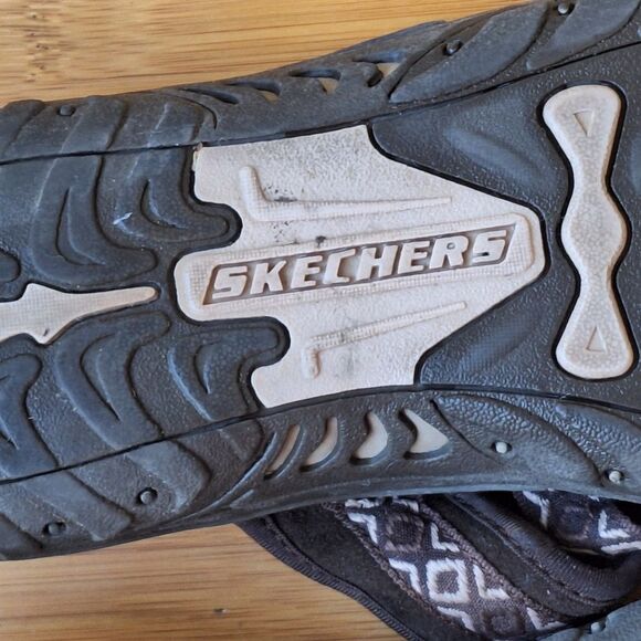 Skechers Reggae Trailway Chocolate Flip-Flop Slide Comfort Sandals Women 11 41 - Picture 8 of 16